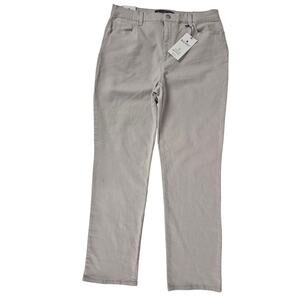 NWT Gloria Vanderbilt Amanda Slimming Jean Classic Rise Tapered Stonewood Sz 14